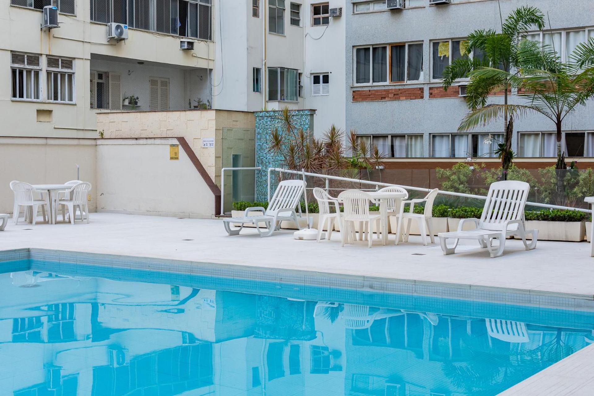 Flat Posto 6 Com Piscina - Copacabana Rio de Janeiro Exterior photo